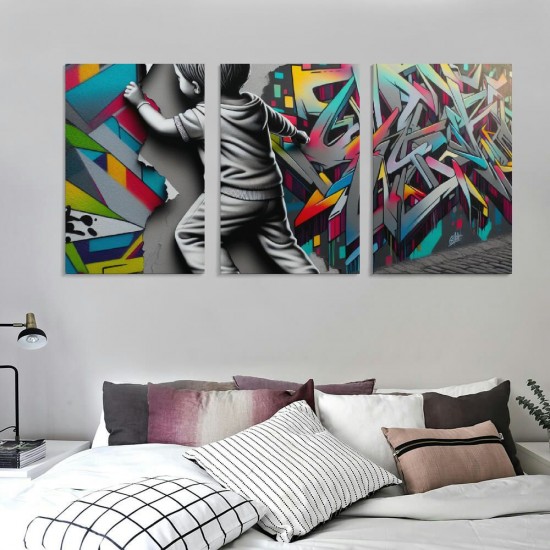 Ulloord Wall Art Posters Canvas Paintings Colorful Pictures for Living Room Home Decor