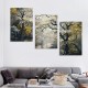 Shangniulu Canvas Art Wall Decor for Living Room Foggy Forest Painting Landscape Picture Modern Nature Artwork for Living Room Bedroom Bathroom Home Office Wall Decor Canvas Wall Decor