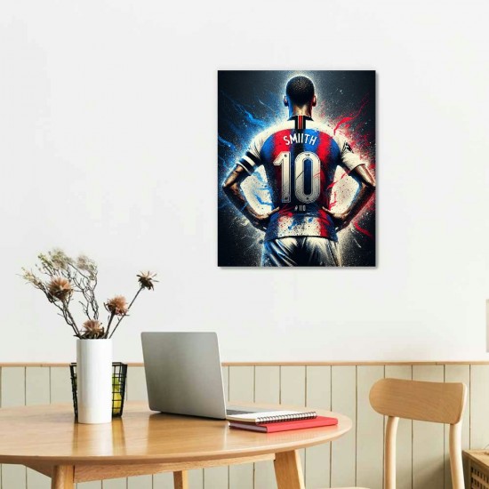 QKZF Soccer Picture Poster Canvas Wall Art Decor Poster And Wall Art Picture Print Modern Family Bedroom Decor Posters